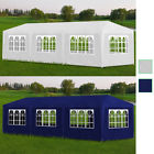 291227 Vidaxl Outdoor 10x30 White-blue