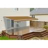 298298 Retractable Awning Sand Manual Patio Shade Canopy Sun 7451144298298
