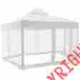 2gzmn Yescom Canopy Gazebo Replacement Mosquito Net Zip Screen Top Sides Uv30 Party Outdoor 744881998222