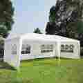 3017328 Generic Outdoor White Party Tent Canopy Events Shelter 10 X 20 Heavy Duty New 761193017328