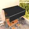3069419 Vidaxl Manual Retractable Awning With Blind Anthracite 720286397435