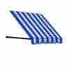 Sant22-5bbw 31-inch Awntech 5-feet Santa Fe Twisted Rope Arm Window Entry Awning 731478796934