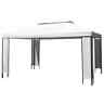312025 Vidaxl Gazebo White 720286071656