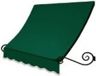 Ch43-4f 36-inch Awntech 4-feet Charleston Window-entry Awning 56 By Forest Green