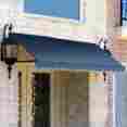 Cr43-3db 36-inch Awntech 3-feet Dallas Retro Window Entry Awning 56 By Dusty Blue 731478649056