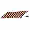 Er1836-3bt 36-inch Awntech 3-feet Dallas Retro Window Entry Awning 18 By Burgundy Tan