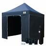 3x3t300100bk Ez Pop Up Canopy Tent Commercial Instant Shelter With Black