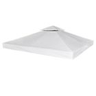 40874 Vidaxl Gazebo Canopy Top Cream White Replacement Cover 8718475869962