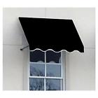 Er2442-4k 42-inch Awntech 4-feet Dallas Retro Window Entry Awning 24 By Black