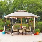 4316456337 Garden Winds New Crossman Hexagon Gazebo Replacement Canopy 717964017332