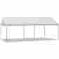 46215d112xwo Caravan White Canopy 10 X 20 Carport With Sidewall Enclosure Value Bun 140 Grain Poly
