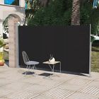 47001 Garden Patio Sunshade Outdoor Side Awning Screen Black 647997647001