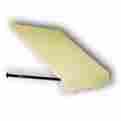 Cr34-4ly 48-inch Awntech 4-feet Dallas Retro Window Entry Awning 44 By Light Yellow