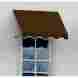 Cr34-5brn 48-inch Awntech 5-feet Dallas Retro Window Entry Awning 44 By Brown 731478558679