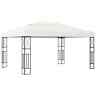 48007 Vidaxl Gazebo Cream Fabric 719883771311