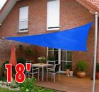 48757 Outdoor Patio Sun Shade Blue Triangle Sail Canopy 822434848757