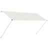 48856 Vidaxl Retractable Awning Cream 719883794402