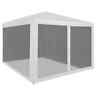 49281 Vidaxl Party Tent With Mesh Sidewalls 719883810102