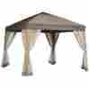 5jgz7252-cp Pacific Casual Pitched Roof Line Portable Gazebo Patio Replacement Canopy Only Outside Valance 843045026051