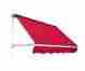 01-0152 6-feet Outsunny Drop Arm Manual Retractable Window Awning Red New