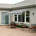 602105759397 Waterproof Retractable Patio Door Awning Outdoor Canopy Manual