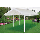 602193 Global Industrial Stationary Straight Leg Canopy White 20l X 10w 9 6 H 1.325 Dia 707022123730