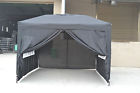 6051-1010bk Ez Walls 10x10 Up Pop Gazebo 4 Sides Tent Party Canopy
