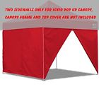 609679031737 Eurmax Two Sidewalls For Pop Up Canopy Tent