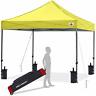 619548157727 Abccanopy Patio Pop Up Canopy Tent Lemon