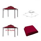 619548163773 Replacement Canopy Gazebos Roof For Target Madaga Burgundy