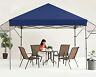 619548561289 Mastercanopy Gazebo Canopy Tent With Double Awnings Navy