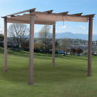 633 694 Hampton Bay Arrow Pergola Replacement Canopy Weather Resistant 848681033517