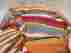 6424035 Pottery Barn 9 Foot Round Multi Stripe Replacement Umbrella Canopy New