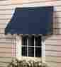 65891grs Plow Hearth 6 Scalloped Edge Window Door Awning In Green White Stripe