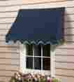 65892bl Plow Hearth 8 Scalloped Edge Window Door Awning In Blue
