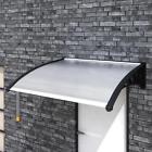 696305836736 Vida Outdoor Polycarbonate Front Door Window Awning Rain