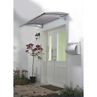 701141 Palram Aluminum Awning For Door 59 Inch Wide Solar Grey Polycarbonate 94275 00093