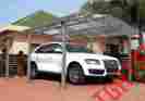 701592 Palram Carport Garage Shelter Shed Outdoor Car Driveway Protect Metal Framed