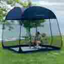 714547 Sport Craft Pop Up Screen Room With Floor 8 Foot Tent Shelter Screened Canopy No See Um Mesh
