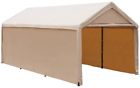 750218352018 Unbranded Abba Patio Feet Enclosed Canopy Beige