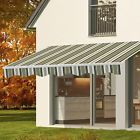 763891881119 Waterproof Manual Retractable Door Awning Window Sunshade