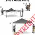 76492 Instant Canopy Gazebo Ozark Trail Ez Pop Up 10 X Tent Portable Outdoor Awning Patio Cover Carry Bag Camp 755897376492