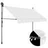 779411070550 Vidaxl Vida Xl Manual Retractable Awning With Led