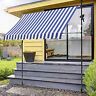 789548814699 Trigoo Manual Retractable Outdoor Patio Awning Shade Shelter