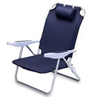 790-00-138-000-0 Picnic Time Monaco Beach Chair Navy Lot Of 099967249096