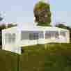 794348 904051 Clevr Canopy Tent 10 X 30 3 Sides Walls Gazebo Party Wedding White Outdoor Window New 94348 90405