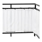 803.407.84 Ikea Dyning White Balcony Privacy Screen Outdoor Shade New Free