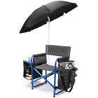 807-00-639-000-0 Picnic Time Fusion Chair Dark Gray With Blue 099967274548