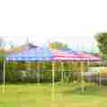 840-012 Outsunny 10 X 20 Pop-up Canopy Shelter Party American Flag