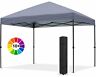 840109907776 Abccanopy Durable Easy Pop Up Canopy Tent Gray
